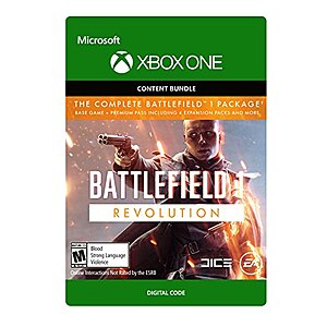 Battlefield 1: Revolution - Xbox One [Digital Code] $5.99