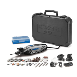 Dremel 4300-5/40 High Performance Rotary Tool Kit with LED Light- 5 Attachments & 40 Accessories $85.33