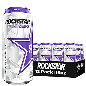 12-Pack Rockstar Energy Drink Punched (3 Flavor Variety Pack) $14.92 w/ S&S & More + Free Shipping w/ Prime or on $35+