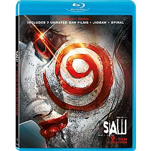 Saw: 9-Movie Collection (Blu-ray + Digital) $20 + Free Shipping w/ Prime or on $35+