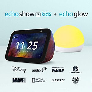All-new Echo Show 5 (3rd Gen) Kids w/ Echo Glow $55 & More + Free Shipping
