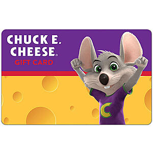 Sam's Club Members: eGift Cards (Email Delivery) $50 Chuck E Cheese eGift Card $37.50, $50 Applebees eGift Card $39.98 & More