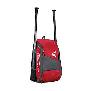 Easton Game Ready Baseball/Softball Backpack Equipment Bag (Red) $25 + Free Shipping w/ Prime or on $35+
