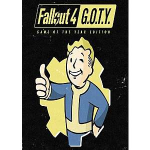 Fallout 4: Game of the Year Edition (PC Digital Download) $8.09