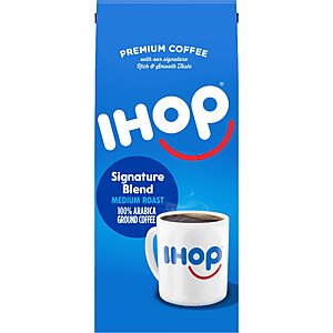 12-Oz IHOP Medium Roast Signature Blend Ground Coffee $4.52 w/ S&S + Free Shipping w/ Prime or on $35+