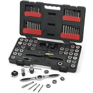 $83 GEARWRENCH 75 Pc. Ratcheting Tap and Die Set, SAE/Metric - 3887 - - Amazon.com $83