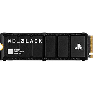 WD - BLACK SN850P 2TB Internal SSD PCIe Gen 4 x4 with Heatsink for PS5 $139.99
