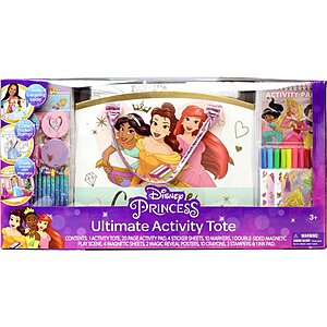 100-Piece Disney Princess Arts & Crafts Activity Tote $10 + Free Shipping w/ Walmart+ or FS on $35+