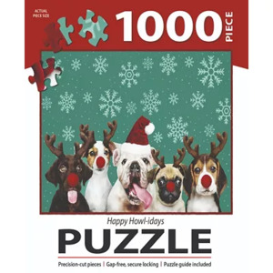 1000-Piece Lang Holiday Themed Puzzle (Festive Decor, Greetings from Santa, Happy Howl-idays) $7.43 + Free Store Pickup at Macys or FS on $25+