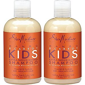 8-Ounce SheaMoisture Shampoo for Kids' (Mango Carrot/Shea Butter) 2 for $8.36 ($4.18 Each), More + Free Shipping w/ Prime or $25+