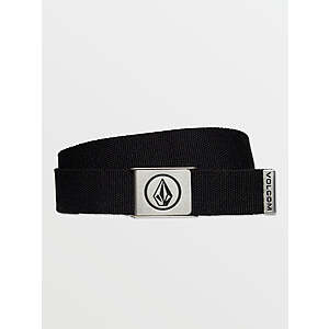 Volcom Men's Circle Web Belt (Black) $6 + Free Shipping