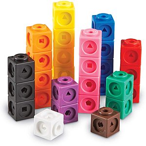 100-Piece Learning Resources Mathlink Cubes $10, 50-Piece Learning Resources Let's Go Code Kids' Activity Set $16, More + Free Shipping w/ Prime or on $25+