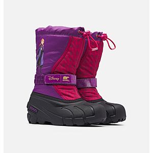 Sorel x Disney Youth Flurry Frozen 2 Boot (Anna Edition) $28 & More + Free S/H