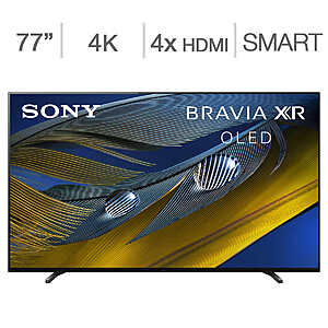 Costco: Sony 77" OLED Class - A80CJ Series + $500 Costco Cash Card + $100 Allstate Protection Plan (Note: Costco Cash with other TVs including LG and Samsung)