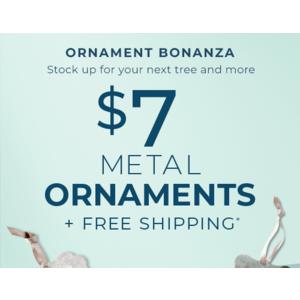 Shutterfly: $7 Personalized Metal Ornaments + FS