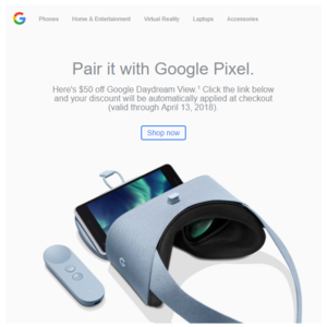 YMMV Google Daydream View VR Headset $49 after $50 off + FS Good Until 04/13/2018 YMMV