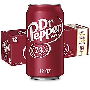 Dr Pepper 12-packs - 3 for $10 with Digital Coupon (Dr Pepper, Canada Dry, Sunkist, A&W, 7Up, RC) - $10.00 at Dollar General