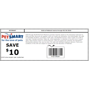 PetSmart: $10 Off $10+ In Store (Free Possibly)