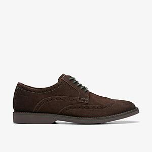 Clarks: Extra 40% Off Select Shoes & Boots: Atticus Limit Shoes (Dark Brown Suede) $45 & More + Free Shipping