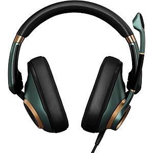 Best Buy $65 - EPOS H6PRO Closed Acoustic Wired Gaming Headset for PC, PS5, PS4, Xbox Series X, Xbox One, Nintendo Switch, Mac Racing Green 1000968