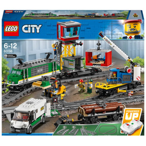 LEGO City: Cargo Train RC Battery Powered Toy Track Set (60198) $169.99 + $4.99 shipping