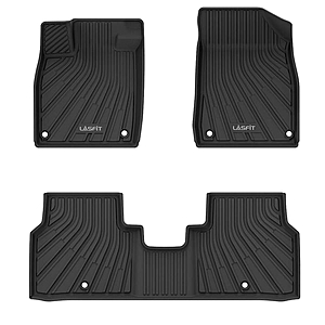 Volkswagen ID.4 2021 2022 2023 All Weather Floor Mats TPE Material Custom 1st & 2nd Row - $110.89 at Lasfit
