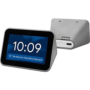 Lenovo Smart Clock with Google Assistant (Gray) $50 + Free Shipping