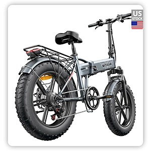 ENGWE EP-2 Pro Folding Fat Tire Electric Bike w/ 48V 13Ah Battery (2022, Gray) $700 + Free Shipping