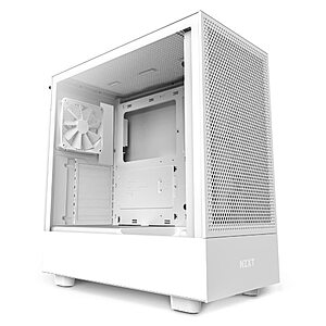 NZXT H5 Flow Compact ATX Mid-Tower PC Gaming Case (White) $80 + Free Shipping