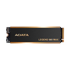 Amazon Lightning Deal: 2TB ADATA Legend 960 Max w/ Heatsink PCIe Gen4x4 NVMe M.2 Internal Solid State Drive $100 + Free Shipping