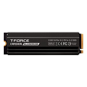 1TB TEAMGROUP T-Force CARDEA A440 M.2 NVMe Solid State Drives w/ Heatsink $53 & More + Free Shipping