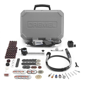 Dremel Gift Kit- Rotary Tool with 3 Attachments and 100 Accessories $93