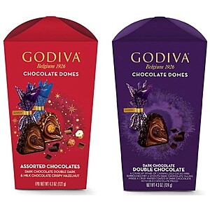4.2-5.3 oz Godiva Chocolates (Various): 2 for $6.30 w/Store Pickup on $10+ @ Walgreens