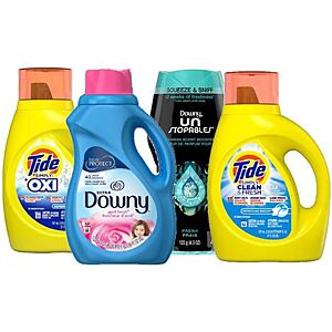 34-Oz Downy Fabric Softener, 31-Oz Tide Simply Liquid Laundry Detergent, & More - 4 for $8.10 w/Store Pickup on $10+ @ Walgreens