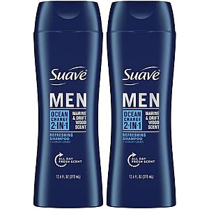 Suave Men 2 in 1 Shampoo and Conditioner (Ocean Charge): 2 for $0.18 w/Store Pickup on $10+ @ walgreens