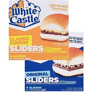 4-Ct White Castle Sliders (Original or Classic Cheese): 2 for $4.50 & More @ Walgreens