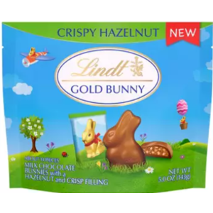 Target Circle Coupon: 50% Off 5-Oz Lindt Gold Bunny Pouch (Crispy Hazelnut or Double Milk): $4.50 & More w/Free Pickup
