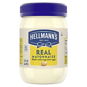 15-Oz Best Foods (or Hellman's) Real Mayonnaise: $1 w/Free Pickup at Target