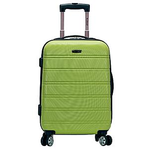 Rockland Melbourne Hardside Expandable Spinner Wheel Luggage, Lime, Carry-On 20-Inch $42.45