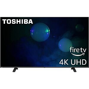 Toshiba 55-inch Class C350 Series LED 4K UHD Smart Fire TV with Alexa Voice Remote (55C350LU, 2023 Model) $259.99