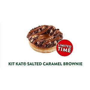 Today Only: Get A Free Limited Time Kit Kat Doughnut With Any Purchase From Free Krispy Kreme
