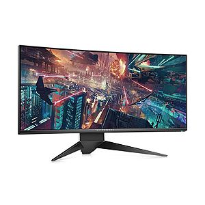 34" Alienware AW3418DW WQHD G-Sync Curved IPS Monitor + $100 Visa GC $686.35 + Free Shipping