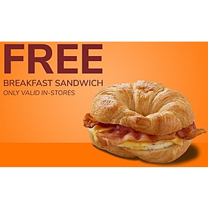RaceTrac Gas Stations: Free Breakfast Sandwich & Large Coffee Combo