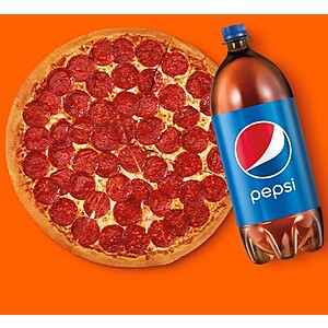 Little Caesars Pizza: Buy a 2-Liter Pepsi, Get ExtraMostBestest Pepperoni or Cheese Pizza 50% Off