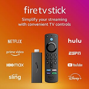 Amazon Fire TV Stick HD Streaming Device (3rd Gen) w/ Alexa Voice Remote $20