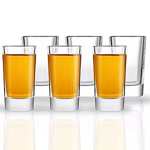 JoyJolt Glassware Collection: 6-Pc Villa Shot Glass Set $10, 2-Pc Old Fashioned Whiskey Glass Set $10 & More + SD Cashback + Free Store Pickup at Macy's or FS on $25+