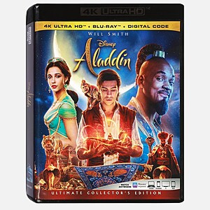 Disney Movie Insiders Physical Media: Aladdin (2019) (4K + Blu-ray + Digital) 950 DMI Points & More + Free S/H