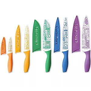 Cuisinart 10-Pc. Ceramic-Coated Printed Cutlery Set with Blade Guards (Final Sale) $9.93