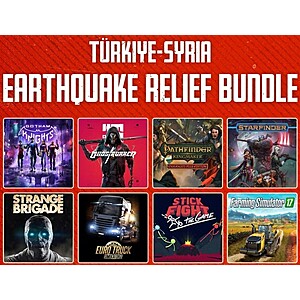 Humble Bundle (PCDD): 72-Game/Book Türkiye-Syria Earthquake Relief Bundle $30 (100% Donated to Charity)