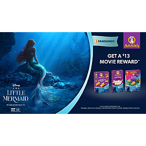 Buy 3 Participating Annie's Products, Get $13 Off Movie Ticket for Any Disney / Marvel Film